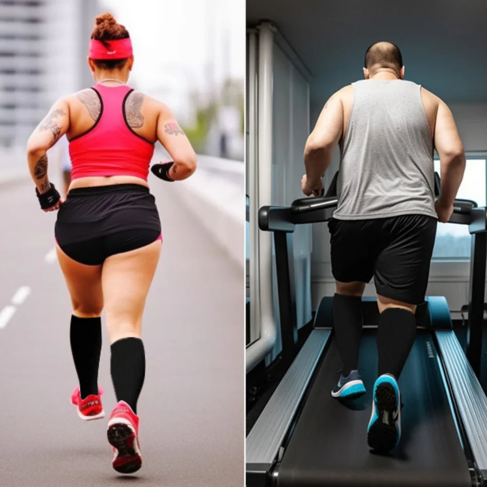 Wide Calf Premium Compression Socks | 20–30 mmHg